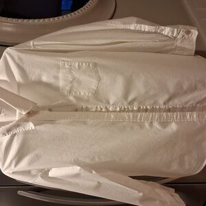 $25 Wilfred Free Oversized White Button Down - S